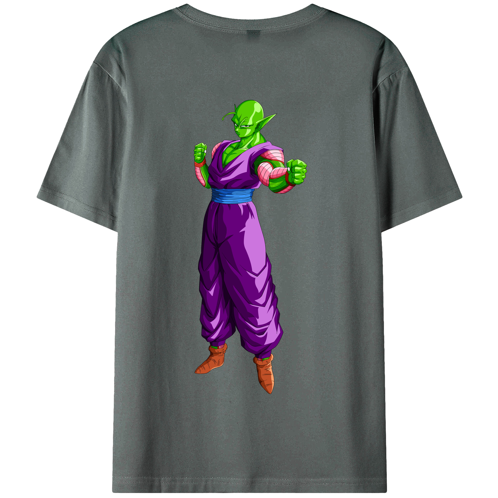 （画像用） ドラゴンボール ピッコロ DRAGON BALL Piccolo 綿100％半袖Tシャツ（背面プリント）